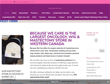 Tablet Screenshot of mastectomyfittings.com
